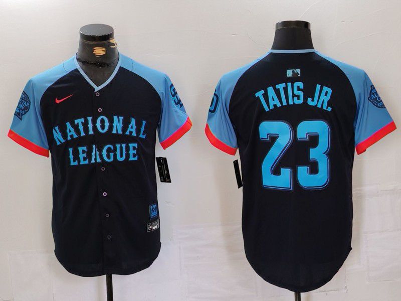 Men San Diego Padres #23 Tatis jr Blue All star 2024 Nike MLB Jersey style 1->->